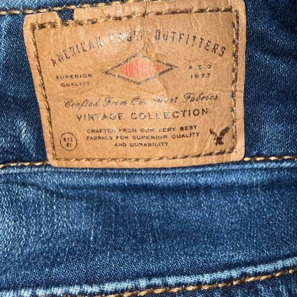 AE AMERICAN EAGLE SIZE 6‎ CURVY HI RISE JEGGING THE DREAM JEAN WOMENS JEANS